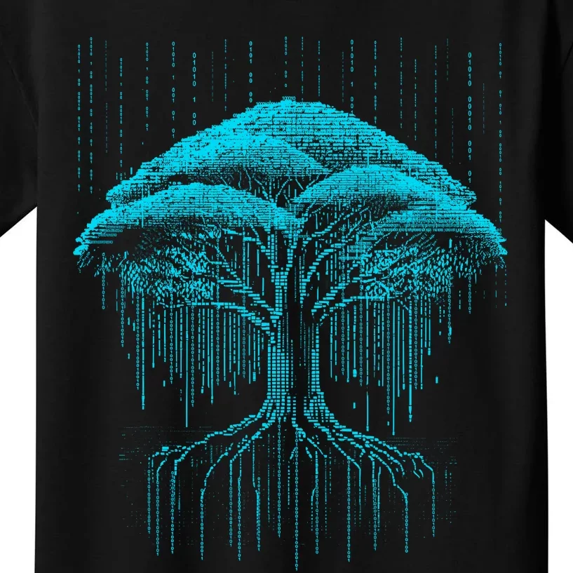 Binary Tree Coding Computer Programmer Kids T-Shirt