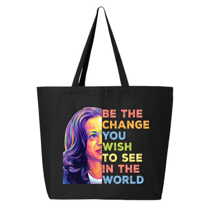 Be The Change You Wish To See Inspirational Quote 25L Jumbo Tote