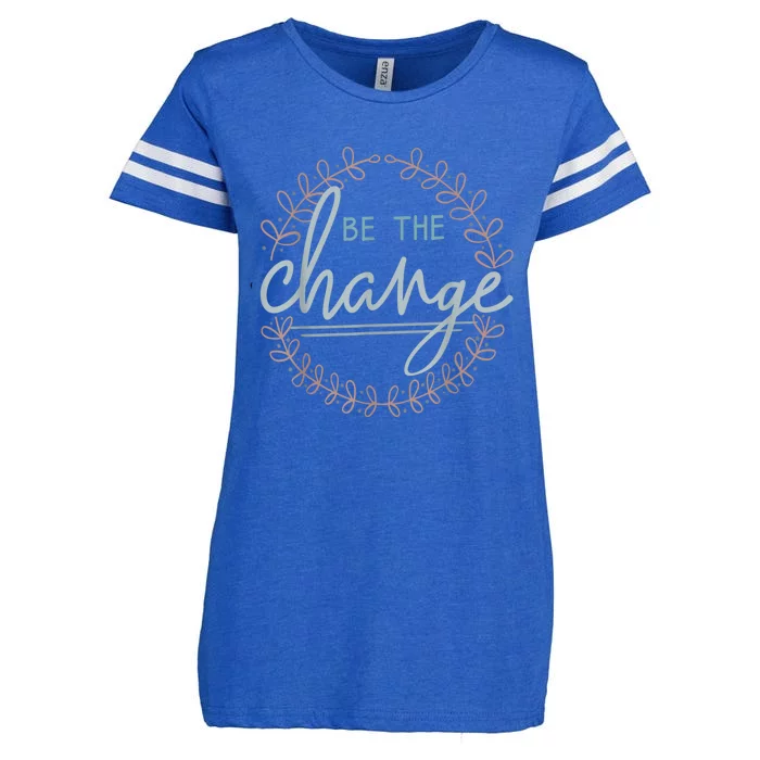 Be The Change Enza Ladies Jersey Football T-Shirt