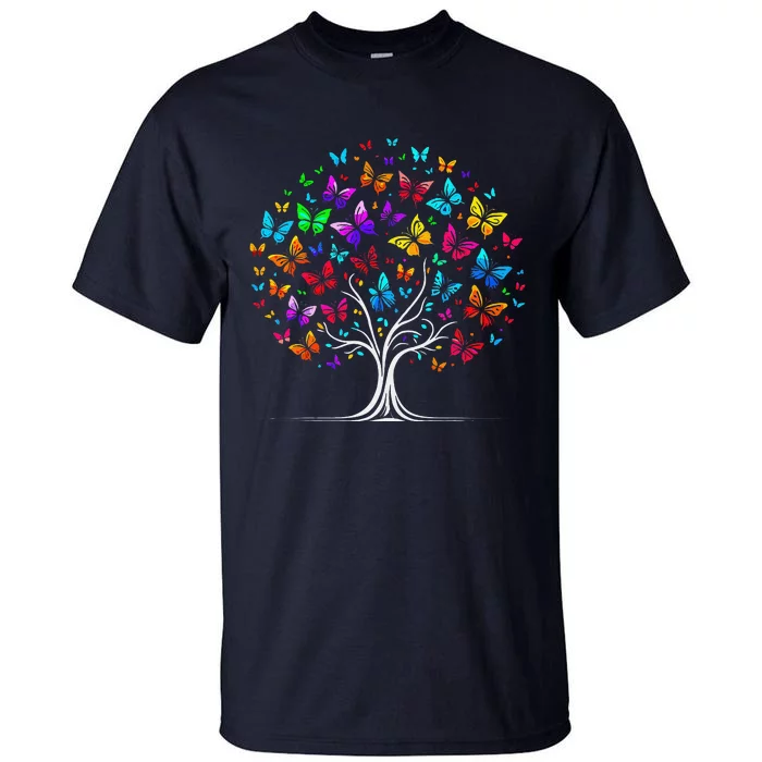 Butterfly Tree Cute Tall T-Shirt