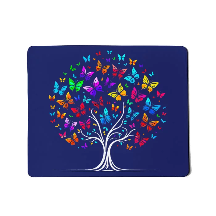 Butterfly Tree Cute Mousepad