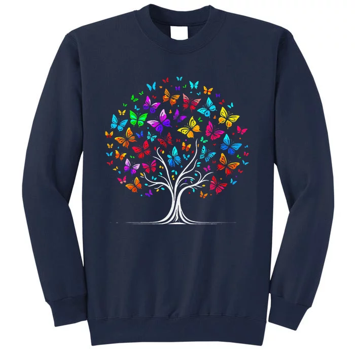 Butterfly Tree Cute Tall Sweatshirt