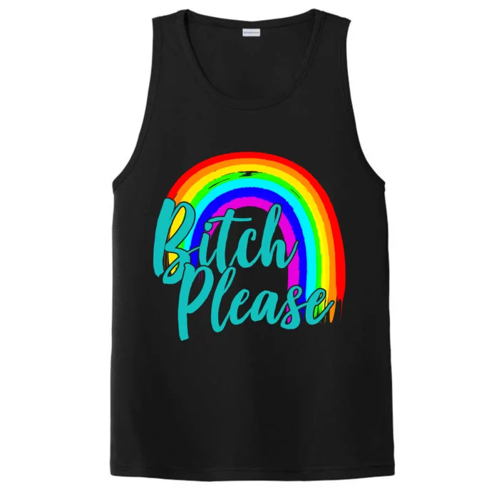 B*tch Please Rainbow Performance Tank