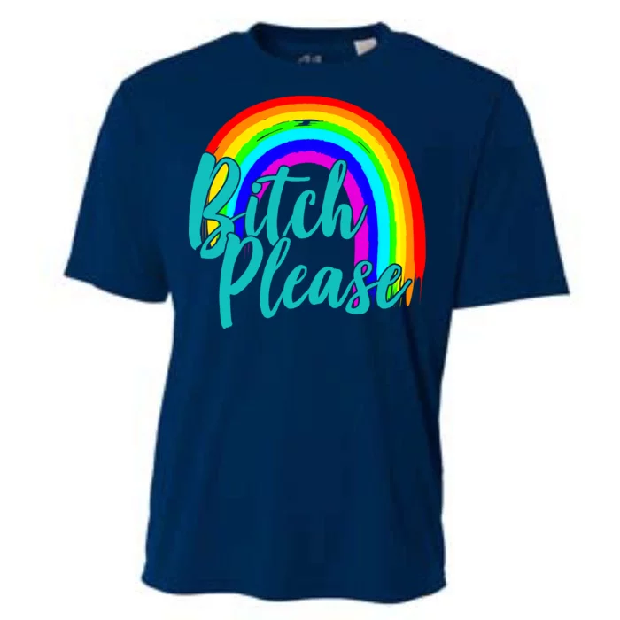 B*tch Please Rainbow Cooling Performance Crew T-Shirt