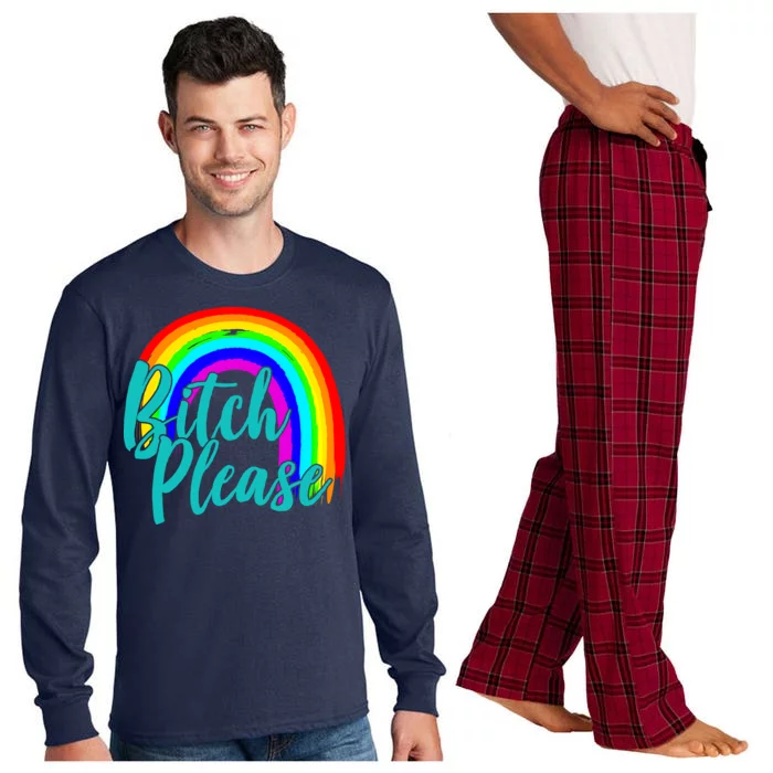 B*tch Please Rainbow Long Sleeve Pajama Set