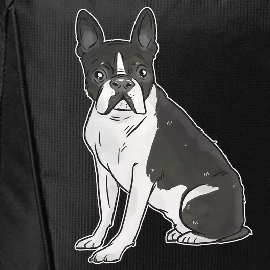 Boston Terrier Dog City Backpack