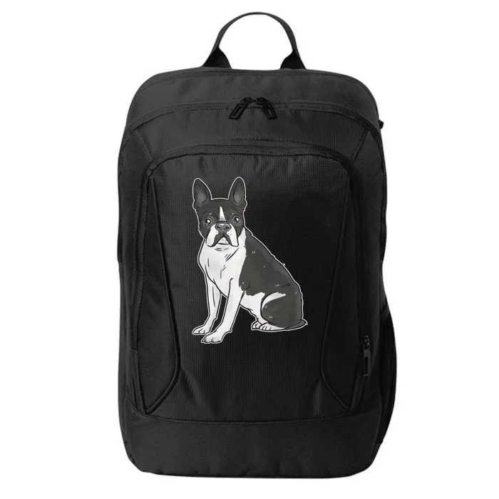 Boston Terrier Dog City Backpack