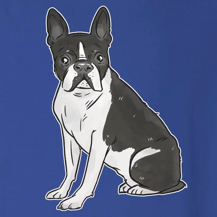 Boston Terrier Dog Toddler Long Sleeve Shirt