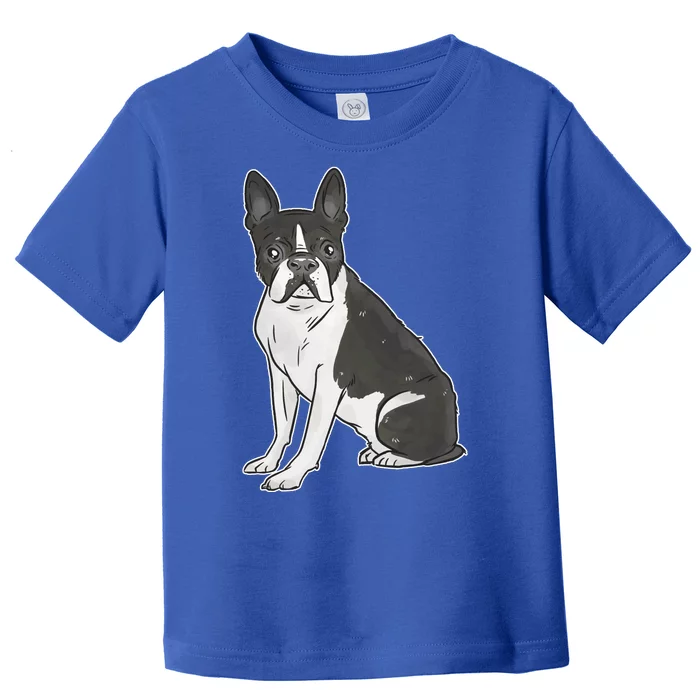 Boston Terrier Dog Toddler T-Shirt