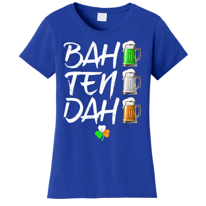 Bah Ten Dah Funny Beer Bartender St Patrick's Day Funny Gift Women's T-Shirt