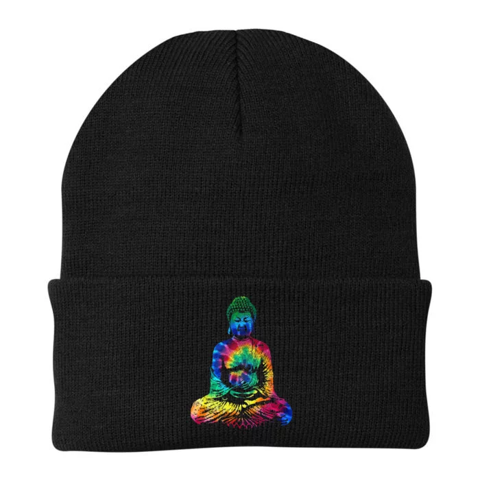 Buddha Tie Dye Vintage Yoga Spiritual Zen Buddhism Buddhist Knit Cap Winter Beanie