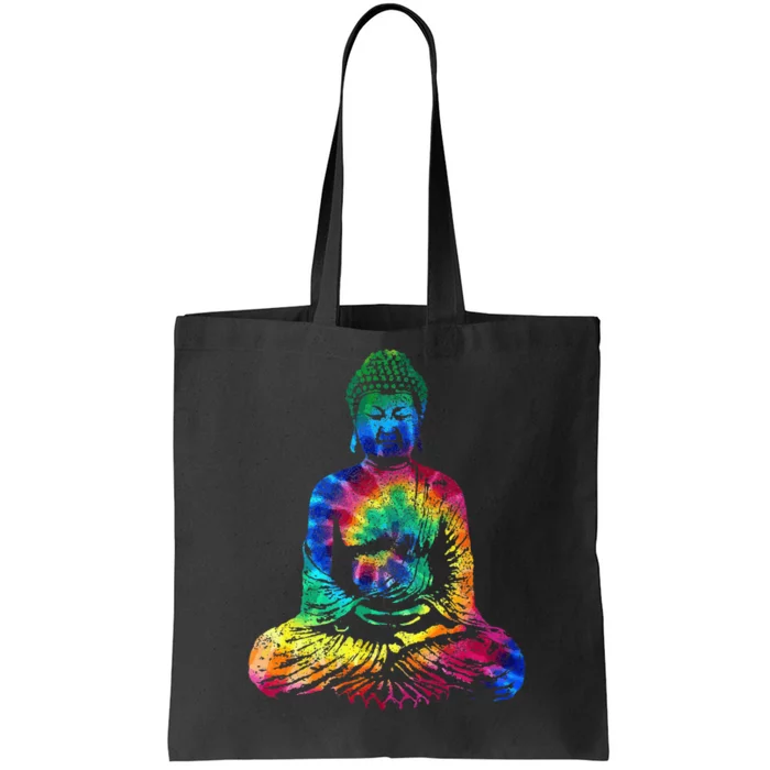 Buddha Tie Dye Vintage Yoga Spiritual Zen Buddhism Buddhist Tote Bag