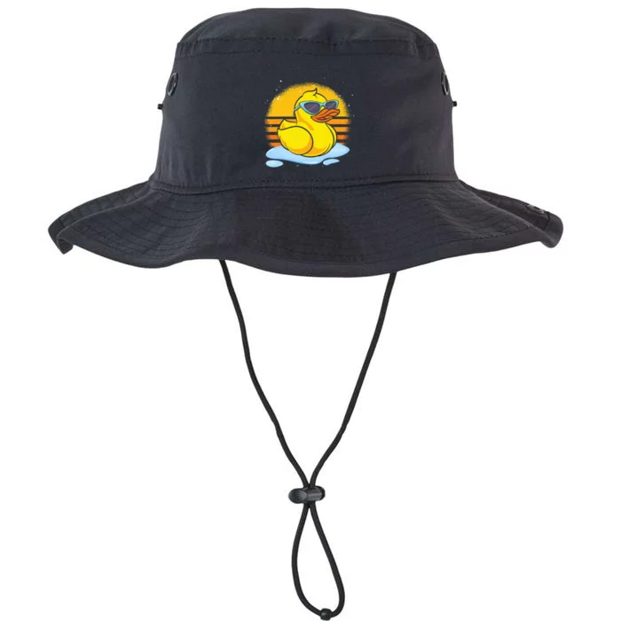 Bath Toy Duckie Cute Ducky Cool Sunglasses Retro Rubber Duck Legacy Cool Fit Booney Bucket Hat