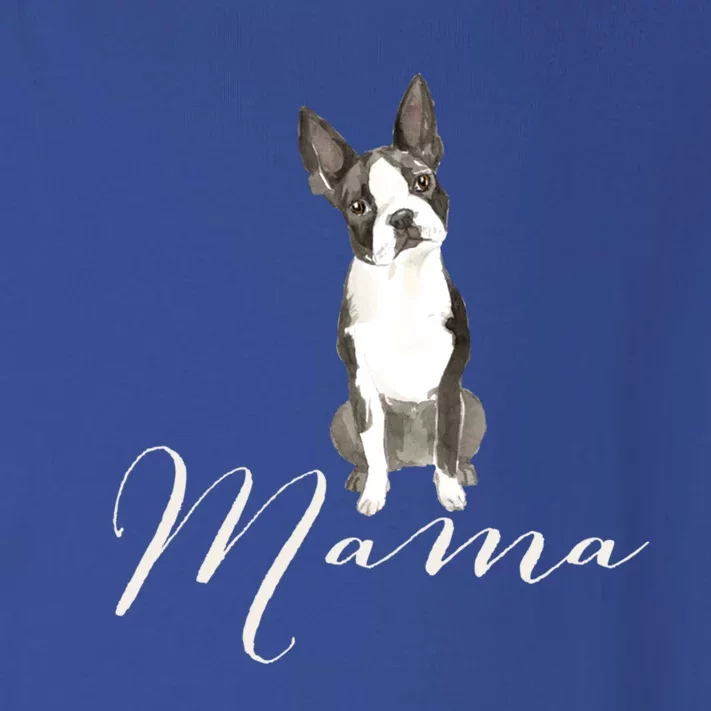 Boston Terrier Dog Mama Gift Boston Terrier Dog Mom Present Gift Toddler Long Sleeve Shirt