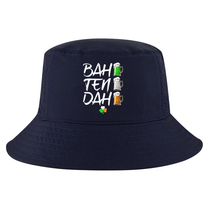 Bah Ten Dah Funny Beer Bartender St Patrick's Day Gift Cool Comfort Performance Bucket Hat