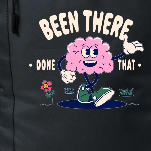 Been There Done That Retro Cartoon Brain Daily Commute Backpack