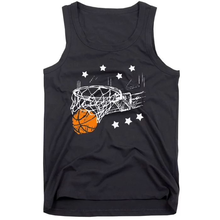 Basketball Team Dunking Fan funny player sport Tank Top