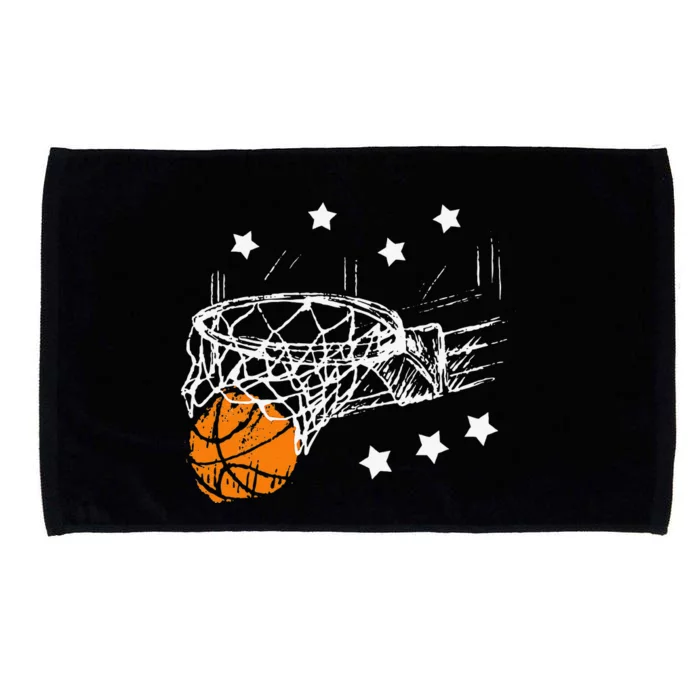 Basketball Team Dunking Fan funny player sport Microfiber Hand Towel