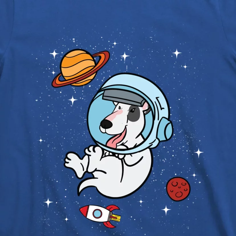 Bull Terrier Dog Astronaut Space Universe Galaxy Gift T-Shirt