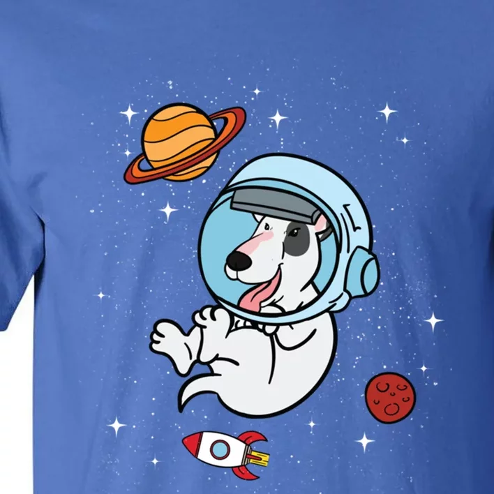 Bull Terrier Dog Astronaut Space Universe Galaxy Gift Tall T-Shirt