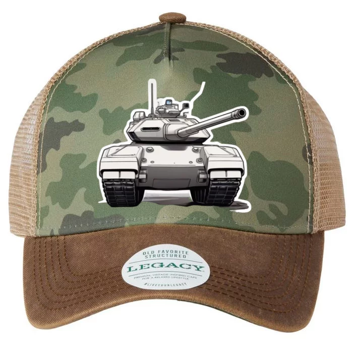 Battle Tank Design Legacy Tie Dye Trucker Hat