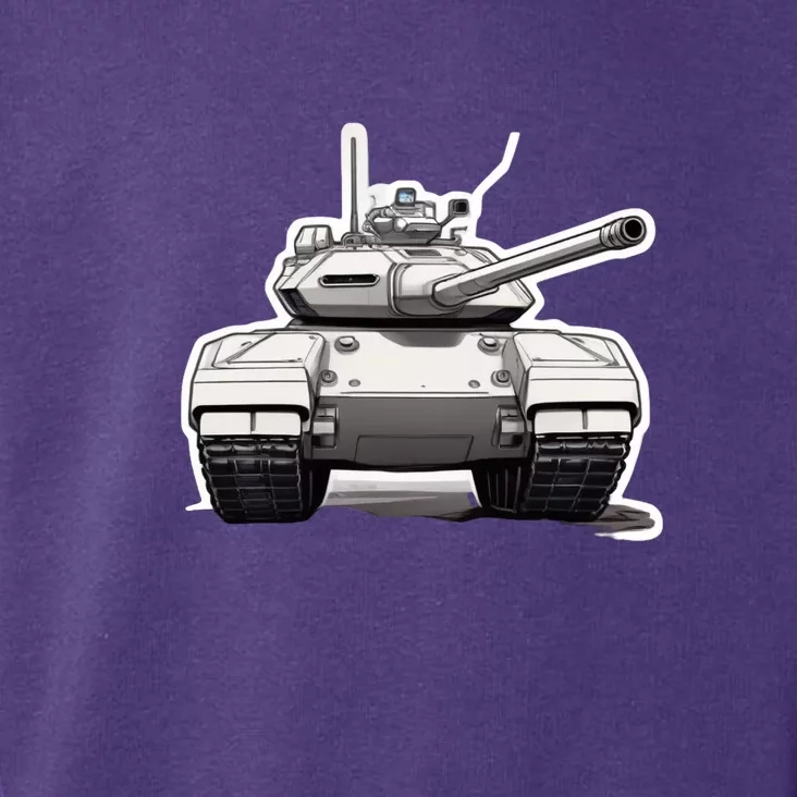 Battle Tank Design Toddler Hoodie