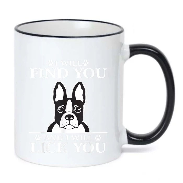 Boston Terrier Dog Lover Black Color Changing Mug