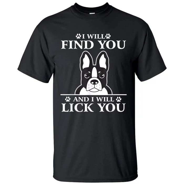 Boston Terrier Dog Lover Tall T-Shirt