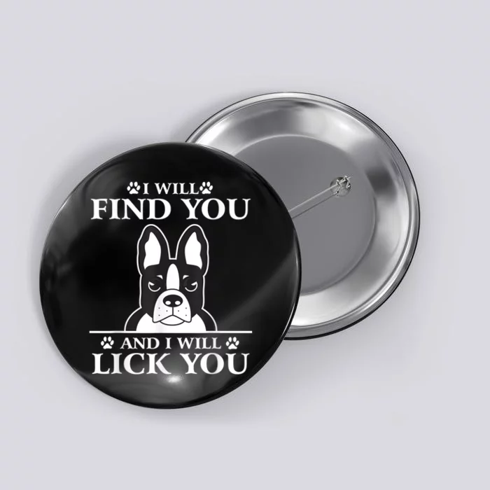 Boston Terrier Dog Lover Button