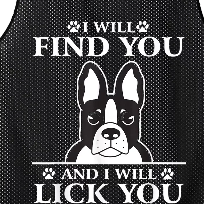 Boston Terrier Dog Lover Mesh Reversible Basketball Jersey Tank