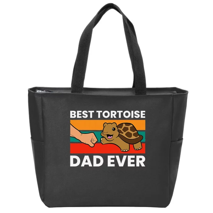 Best Tortoise Dad Ever Zip Tote Bag