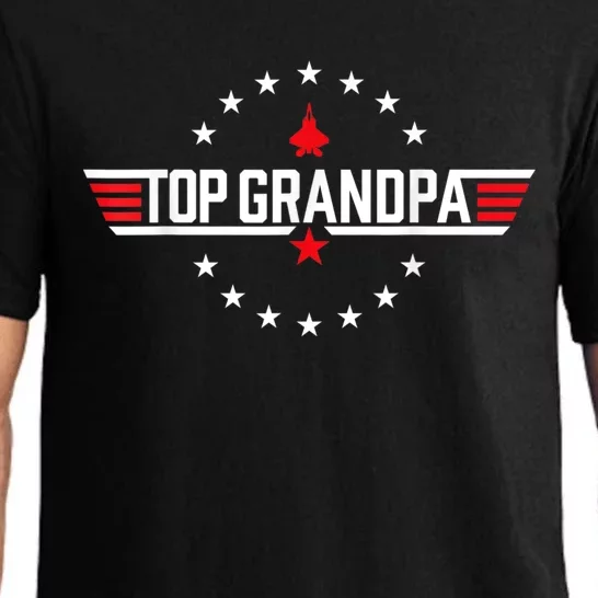 Top Grandpa Shirt Father's Day Birthday Pajama Set