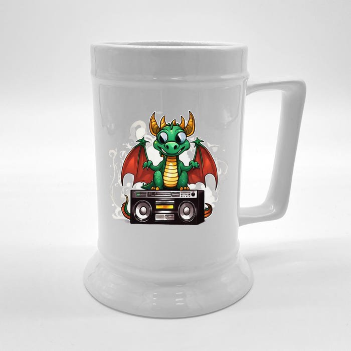 Boombeat The Dragon Front & Back Beer Stein