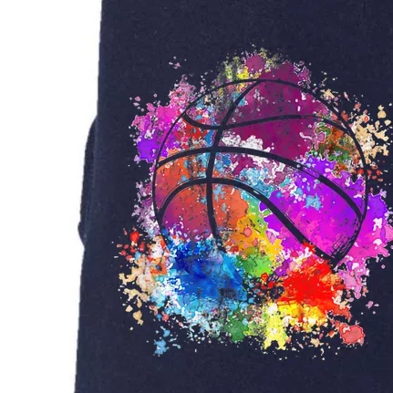 Basketball Team Dunking Fan Wo Teens Doggie 3-End Fleece Hoodie