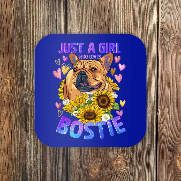 Boston Terrier Dog Lover Funny Cute Puppy Gift Coaster