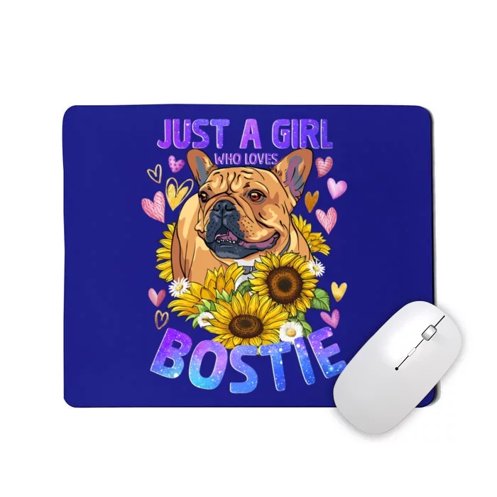 Boston Terrier Dog Lover Funny Cute Puppy Gift Mousepad