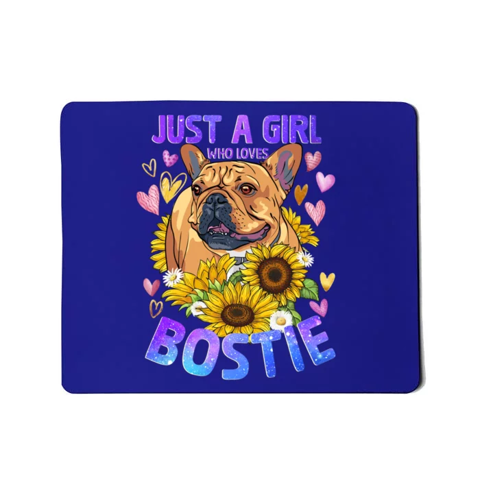 Boston Terrier Dog Lover Funny Cute Puppy Gift Mousepad