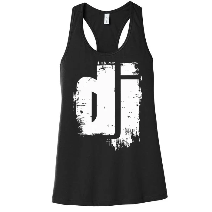 Be The Disc Jockey Stylish Dj Women's Racerback Tank