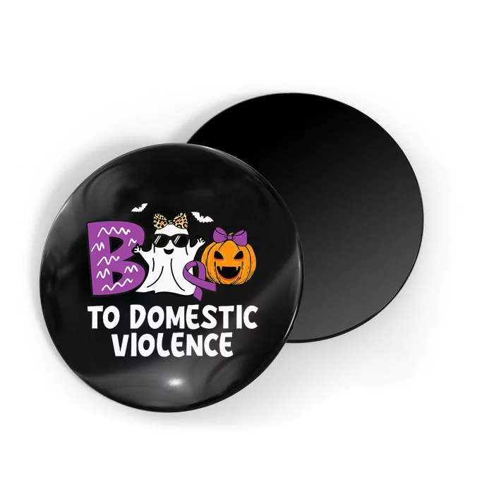 Boo To Domestic Violence Domestic Violence Awareness Magnet