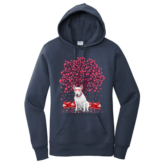 Bull Terrier Dog Lover Funny Bull Terrier Valentine's Day Gift Women's Pullover Hoodie