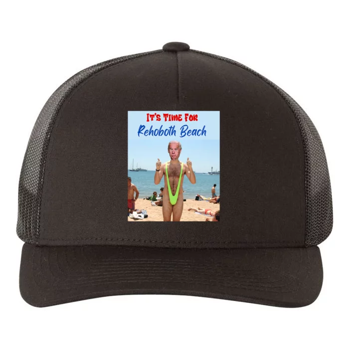 Biden Trump Debate 2024 Result It Is Time For Rehobeth Beach Yupoong Adult 5-Panel Trucker Hat