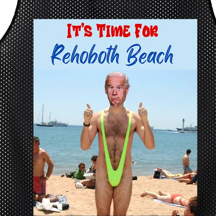 Biden Trump Debate 2024 Result It Is Time For Rehobeth Beach Mesh Reversible Basketball Jersey Tank