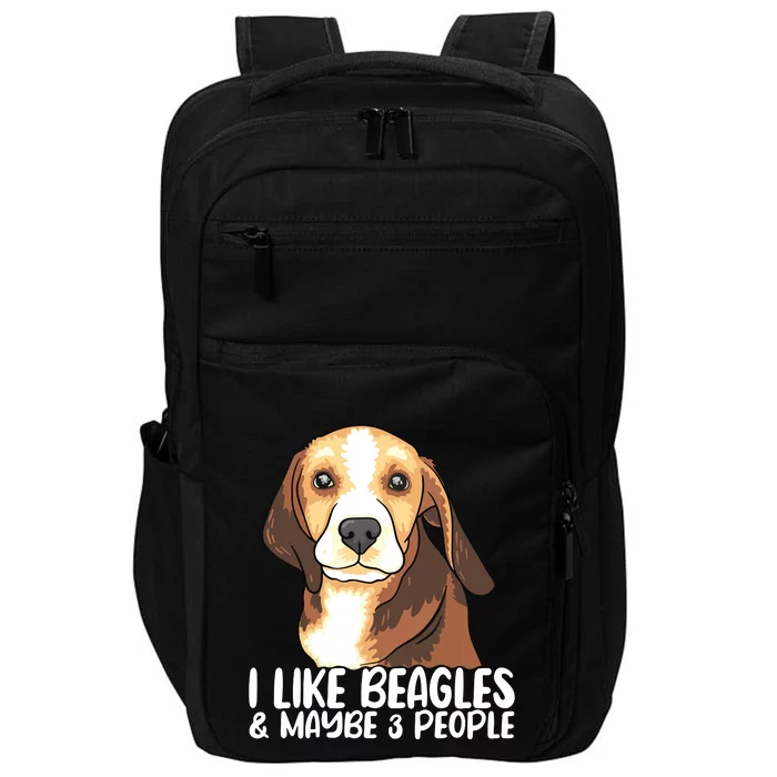 Beagle T Dog Lover Tee Funny Beagle Beagle Impact Tech Backpack