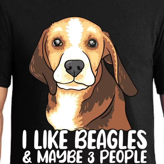 Beagle T Dog Lover Tee Funny Beagle Beagle Pajama Set