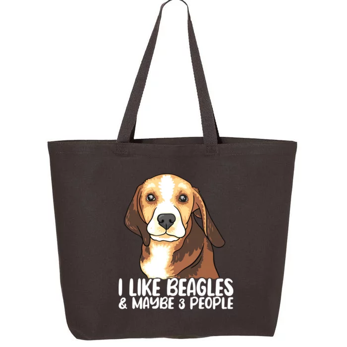 Beagle T Dog Lover Tee Funny Beagle Beagle 25L Jumbo Tote