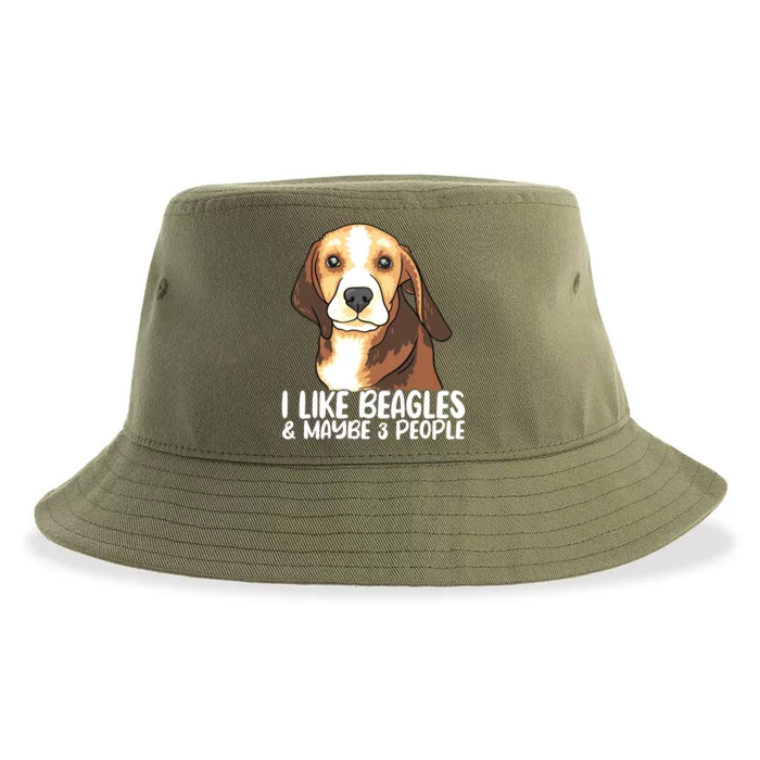 Beagle T Dog Lover Tee Funny Beagle Beagle Sustainable Bucket Hat