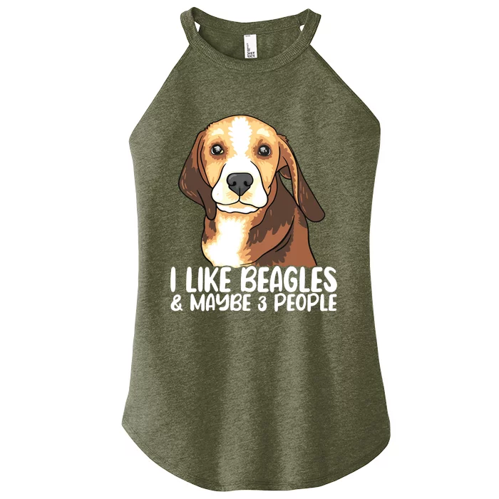 Beagle T Dog Lover Tee Funny Beagle Beagle Women’s Perfect Tri Rocker Tank