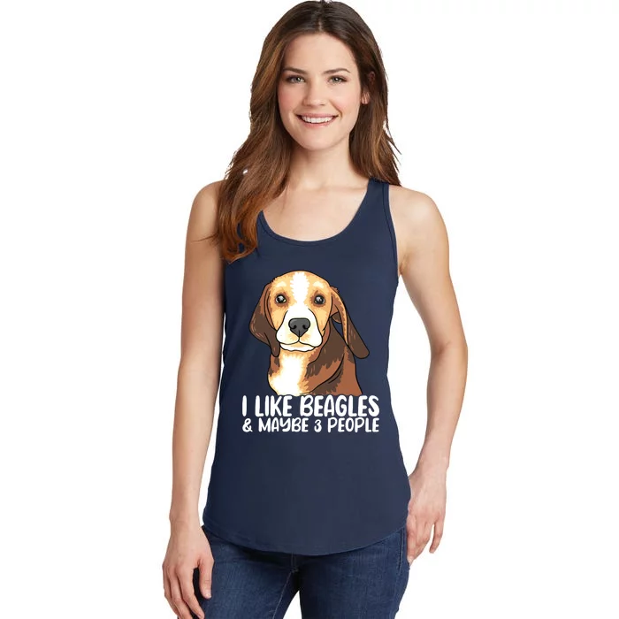 Beagle T Dog Lover Tee Funny Beagle Beagle Ladies Essential Tank