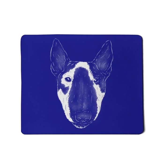 Bull Terrier Dog Realistic Cute Bull Terrier Gift Mousepad