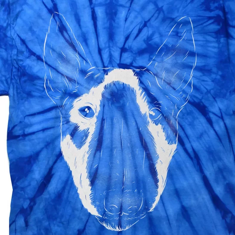 Bull Terrier Dog Realistic Cute Bull Terrier Gift Tie-Dye T-Shirt